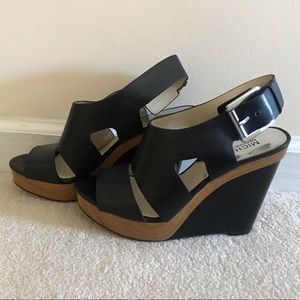 Michael by Michael Kors Black Wedges!